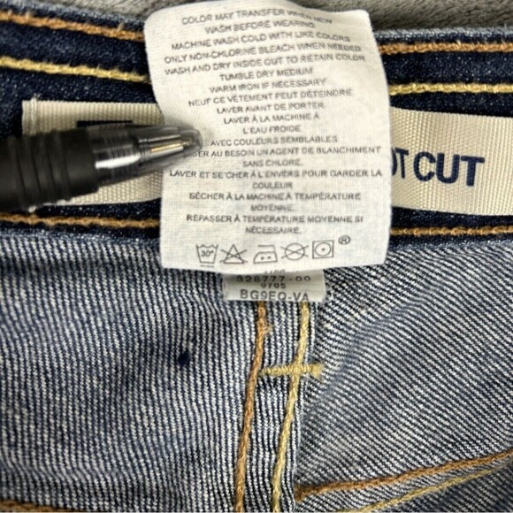 Gap Women's 10 Low Rise Boot Cut Ankle Blue Jeans Classic Flare Western Y2K 90s - Picture 8 of 12